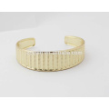 Moda 316L aço inoxidável bracelete de punho de ouro 2016